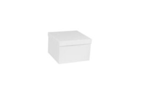 GIFT BOXES WHITE 19x19x13cm